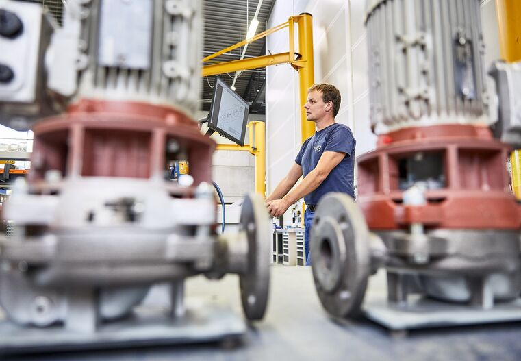 EDUR-Pumpen | Mehrstufige Inlinepumpen